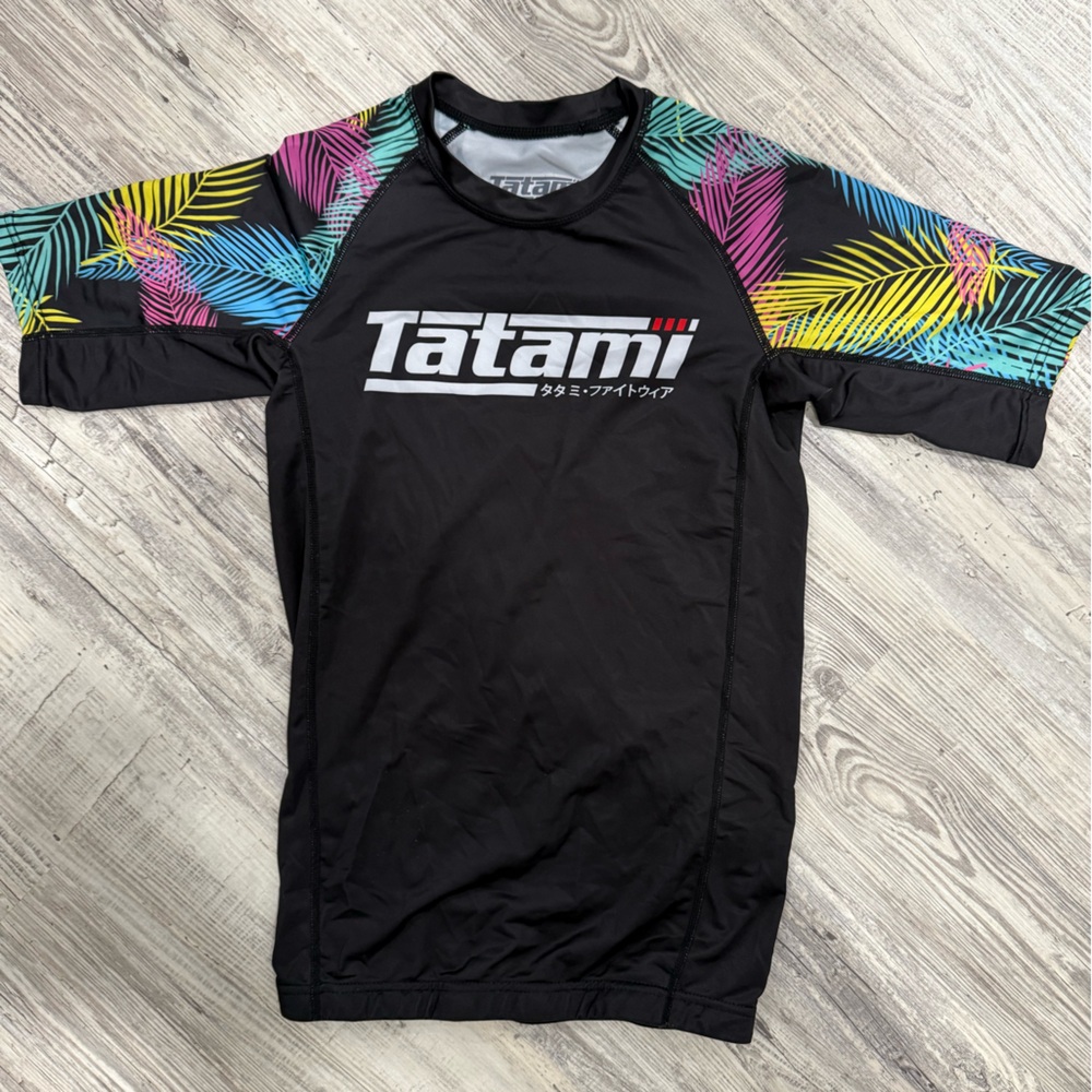 Tatami rashguard bjj Jiu Jitsu nogi rash guard XS
